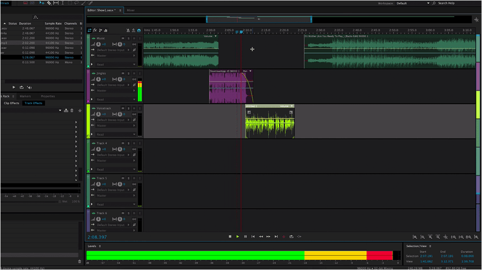 Edit Your Radio Shows With Adobe Audition