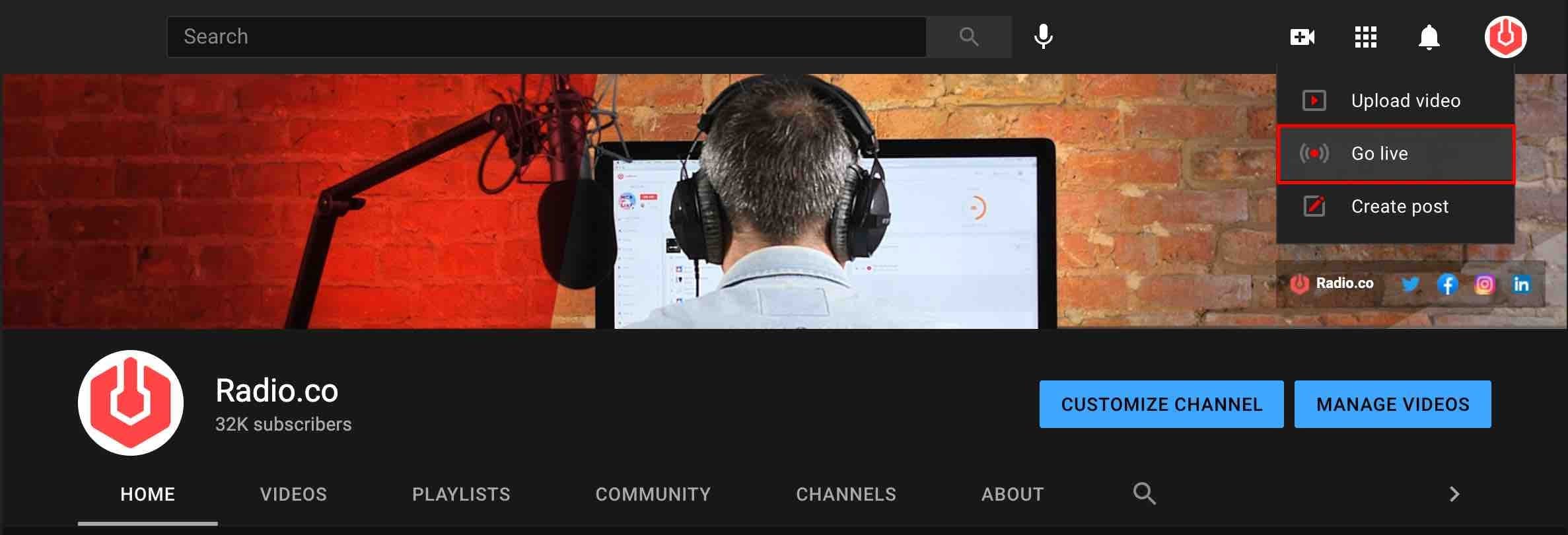 Humane Ale hand How to Broadcast Radio on YouTube | Radio.co