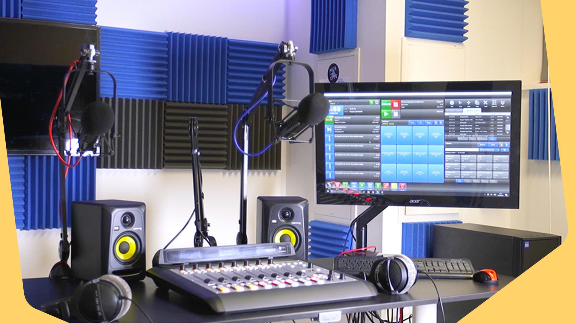 Radio Station Equipment For A Professional Studio Setup New Header