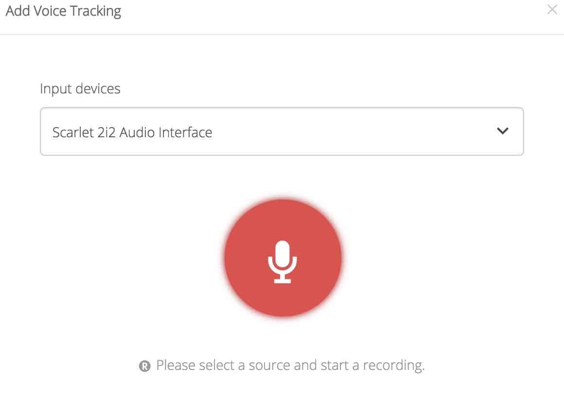 Voice Tracking 5