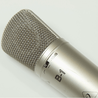 Behringer B1 microphone.