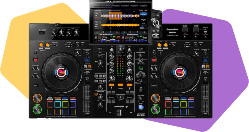 Pioneer DJ XDJ-RX3 DJ deck.