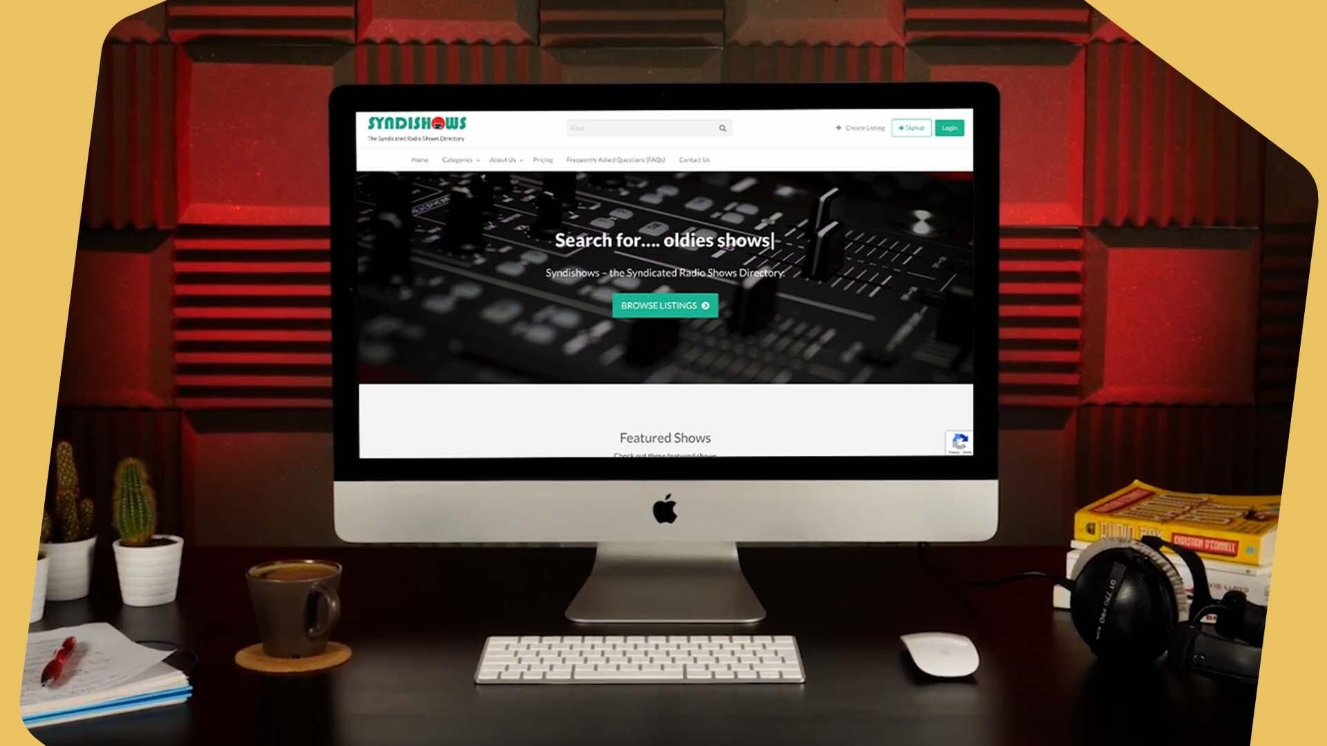 Syndicated shows header